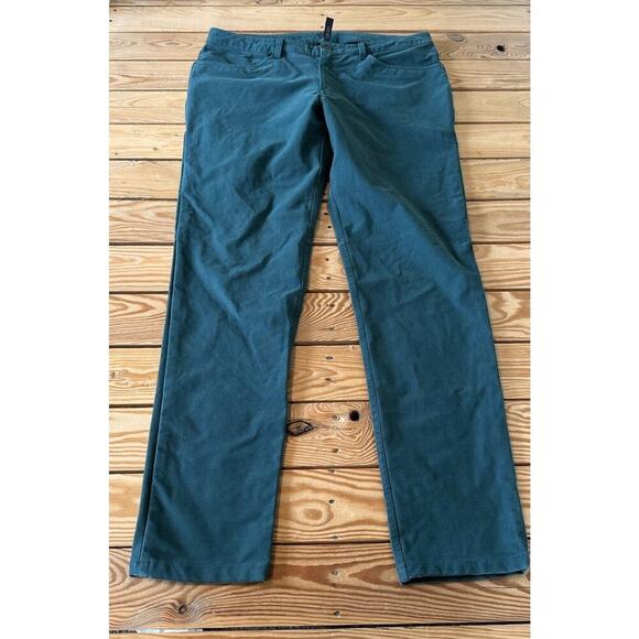 Lululemon Straight Leg Pants Size 36x32 Men’s Teal